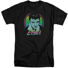 Elvis Presley Neon King Men's 18/1 Tall Cotton Short-Sleeve T-Shirt
