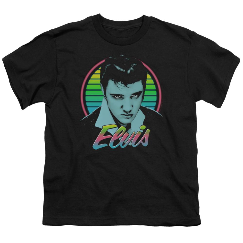 Elvis Presley Neon King Youth 18/1 100% Cotton Short-Sleeve T-Shirt