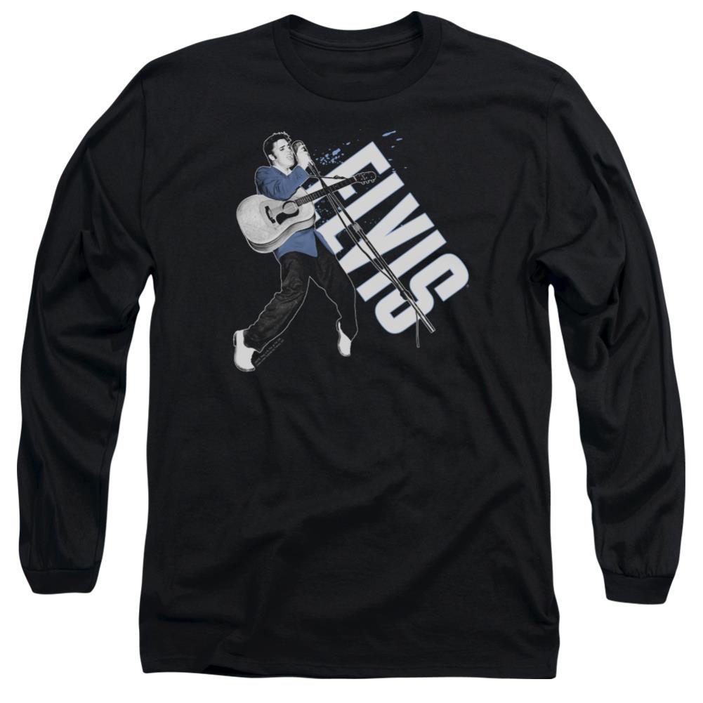 Elvis Presley On His Toes Men's 18/1 Cotton Long-Sleeve T-Shirt