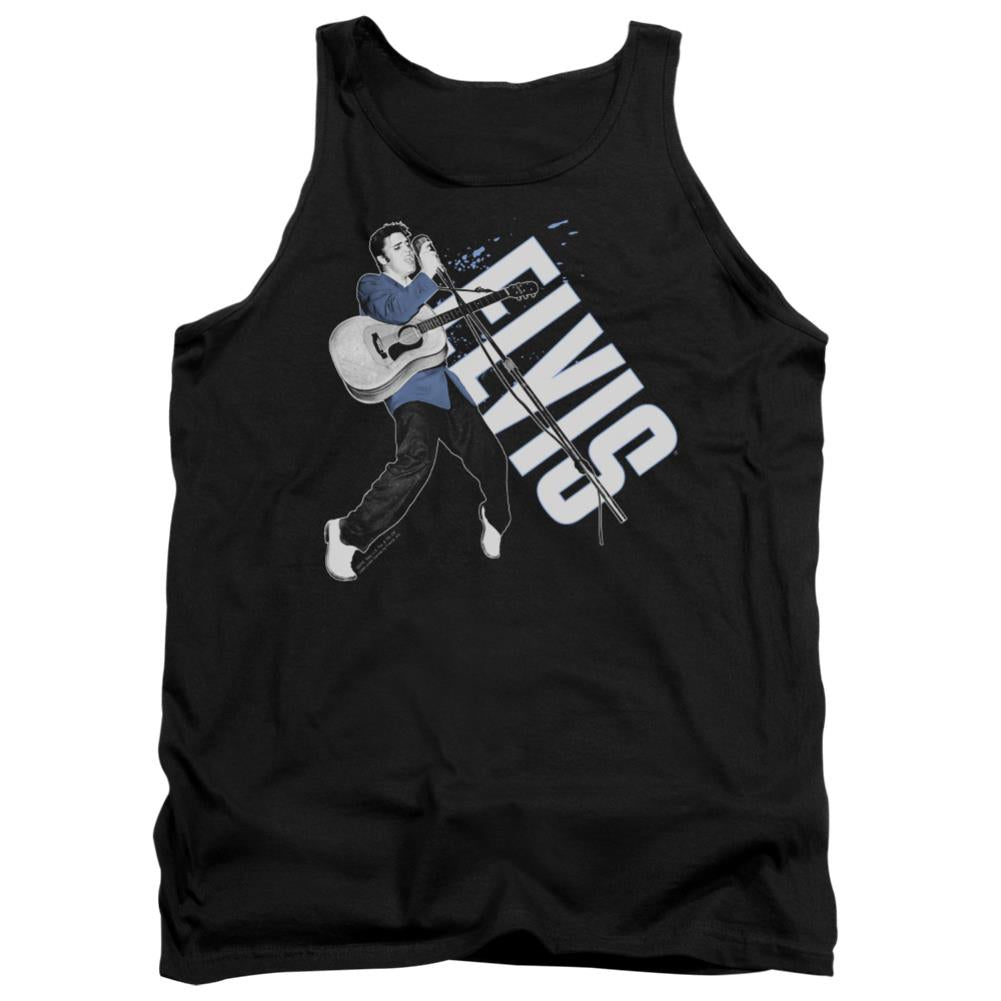 Elvis Presley On His Toes Men's 18/1 Cotton Tank Top