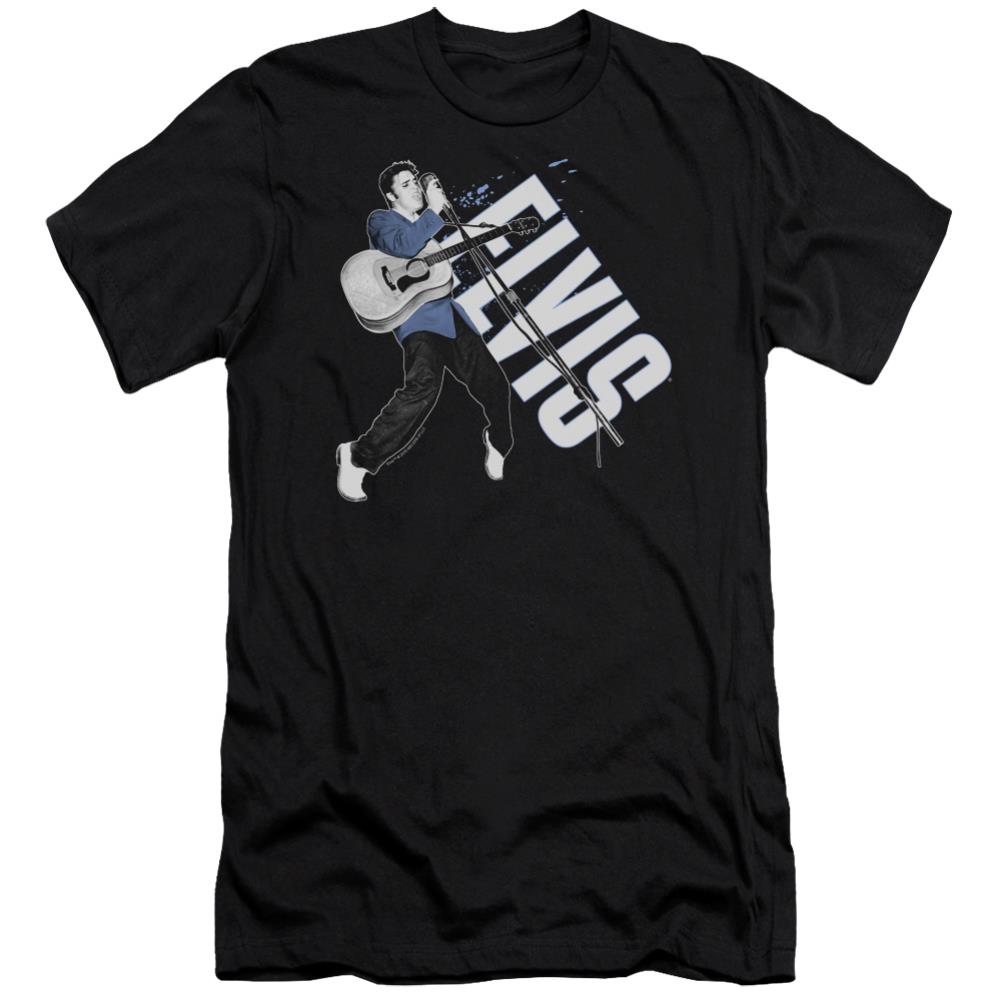 Elvis Presley On His Toes Men's Ultra-Soft 30/1 Cotton Slim Short-Sleeve T-Shirt