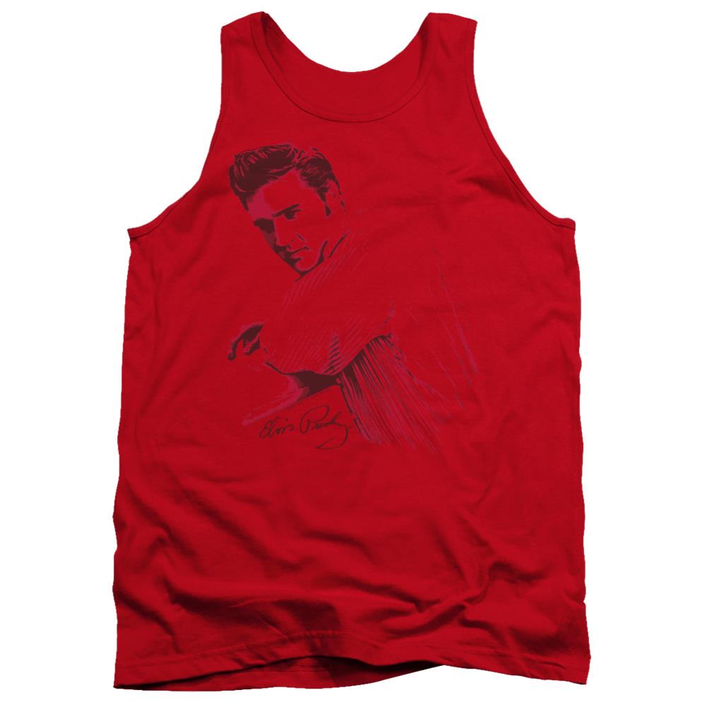 Elvis Presley On The Range Men's 18/1 Cotton Tank Top