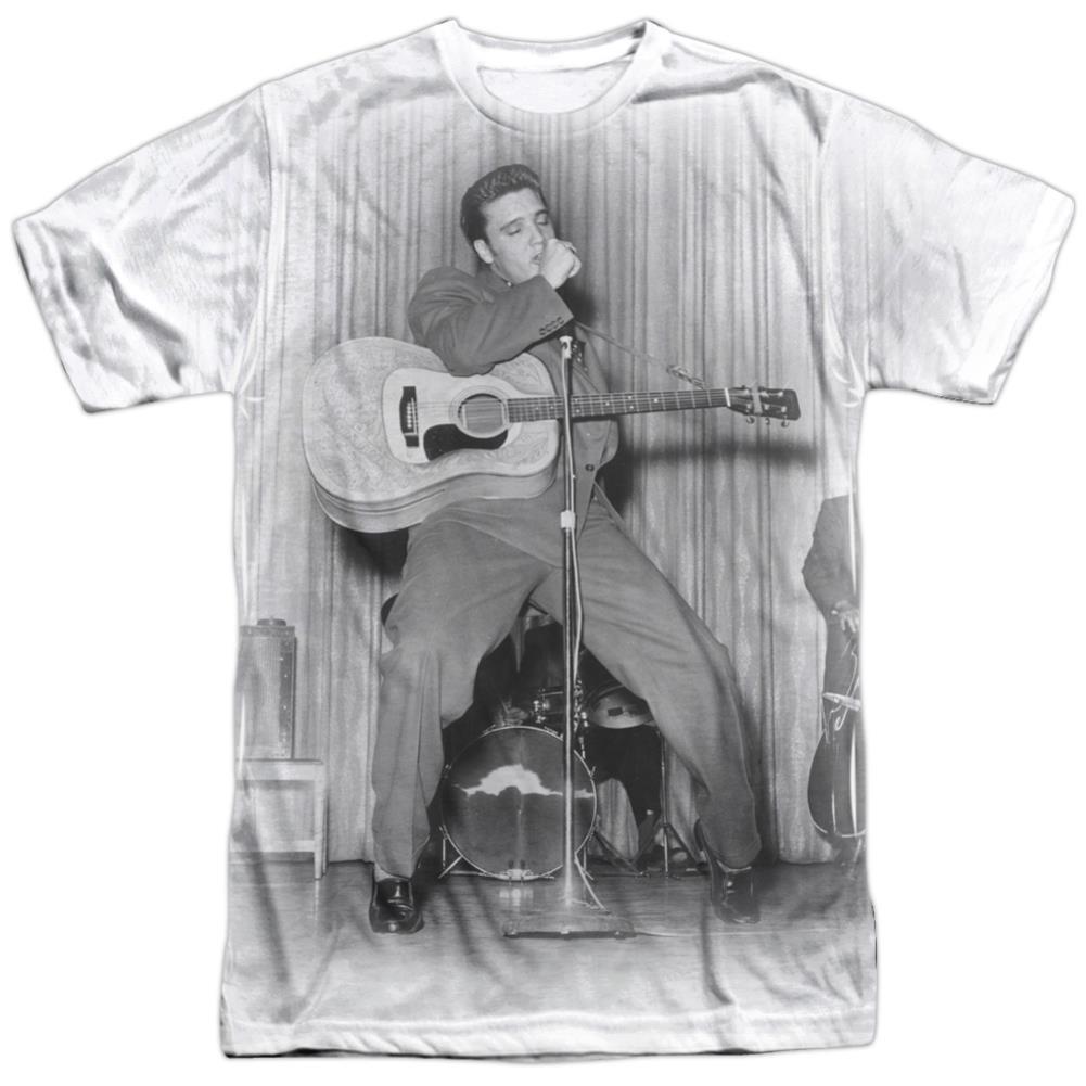 Elvis Presley On Your Toes Men's Regular Fit Polyester Short-Sleeve T-Shirt