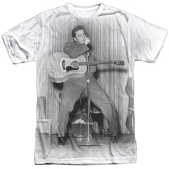 Elvis Presley On Your Toes Men's Regular Fit Polyester Short-Sleeve T-Shirt