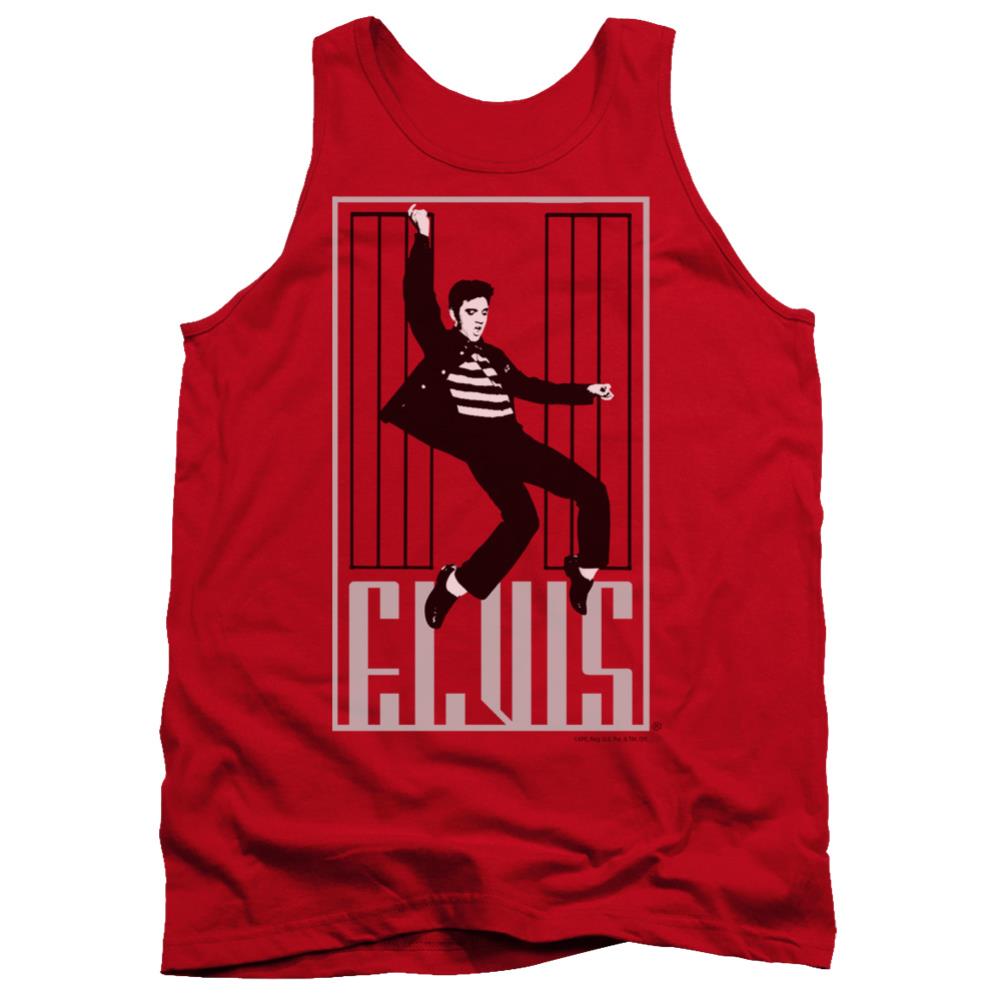 Elvis Presley One Jailhouse Men's 18/1 Cotton Tank Top