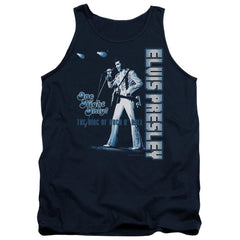 Elvis Presley One Night Only Men's 18/1 Cotton Tank Top