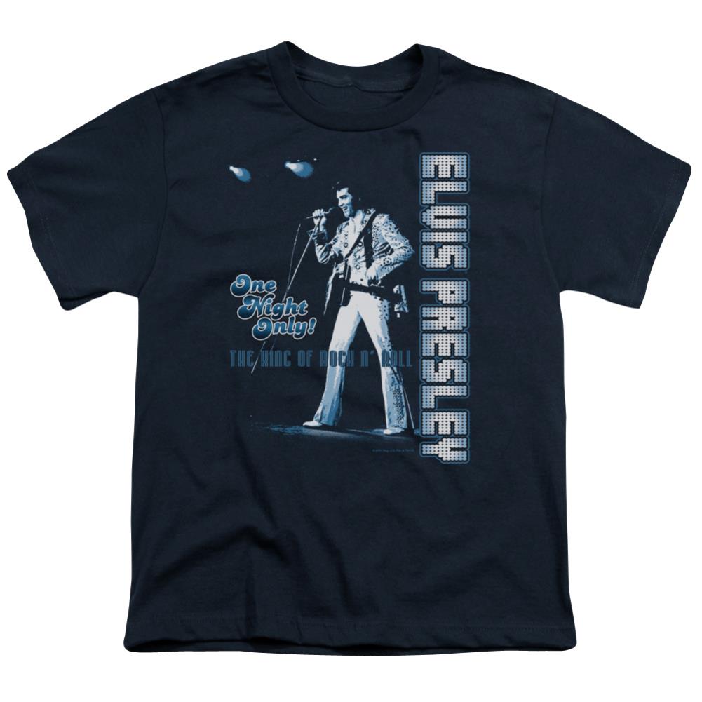 Elvis Presley One Night Only Youth 18/1 100% Cotton Short-Sleeve T-Shirt