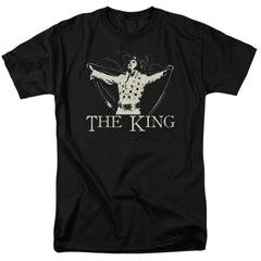 Elvis Presley Ornate King Men's 18/1 Cotton Short-Sleeve T-Shirt