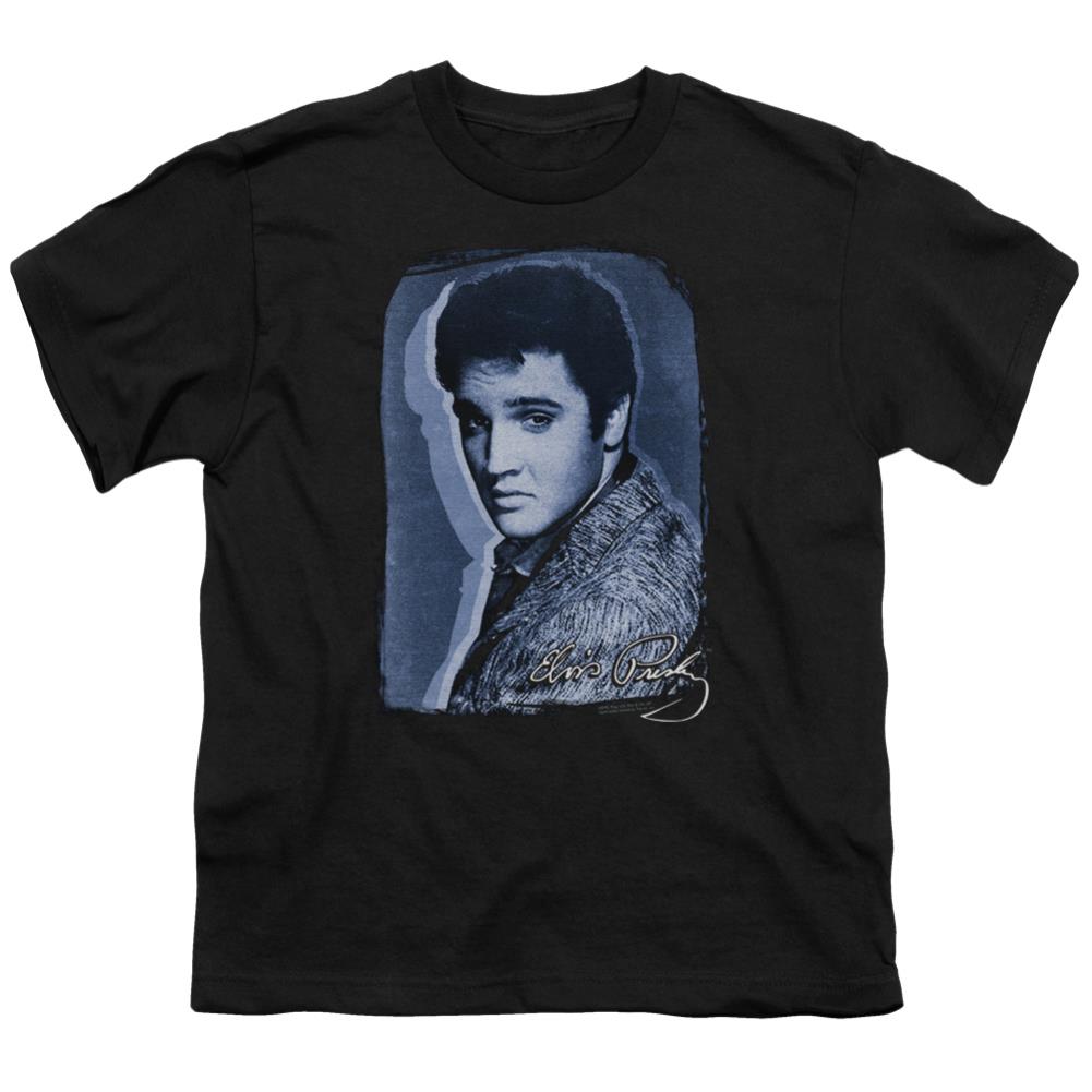 Elvis Presley Overlay Youth 18/1 100% Cotton Short-Sleeve T-Shirt