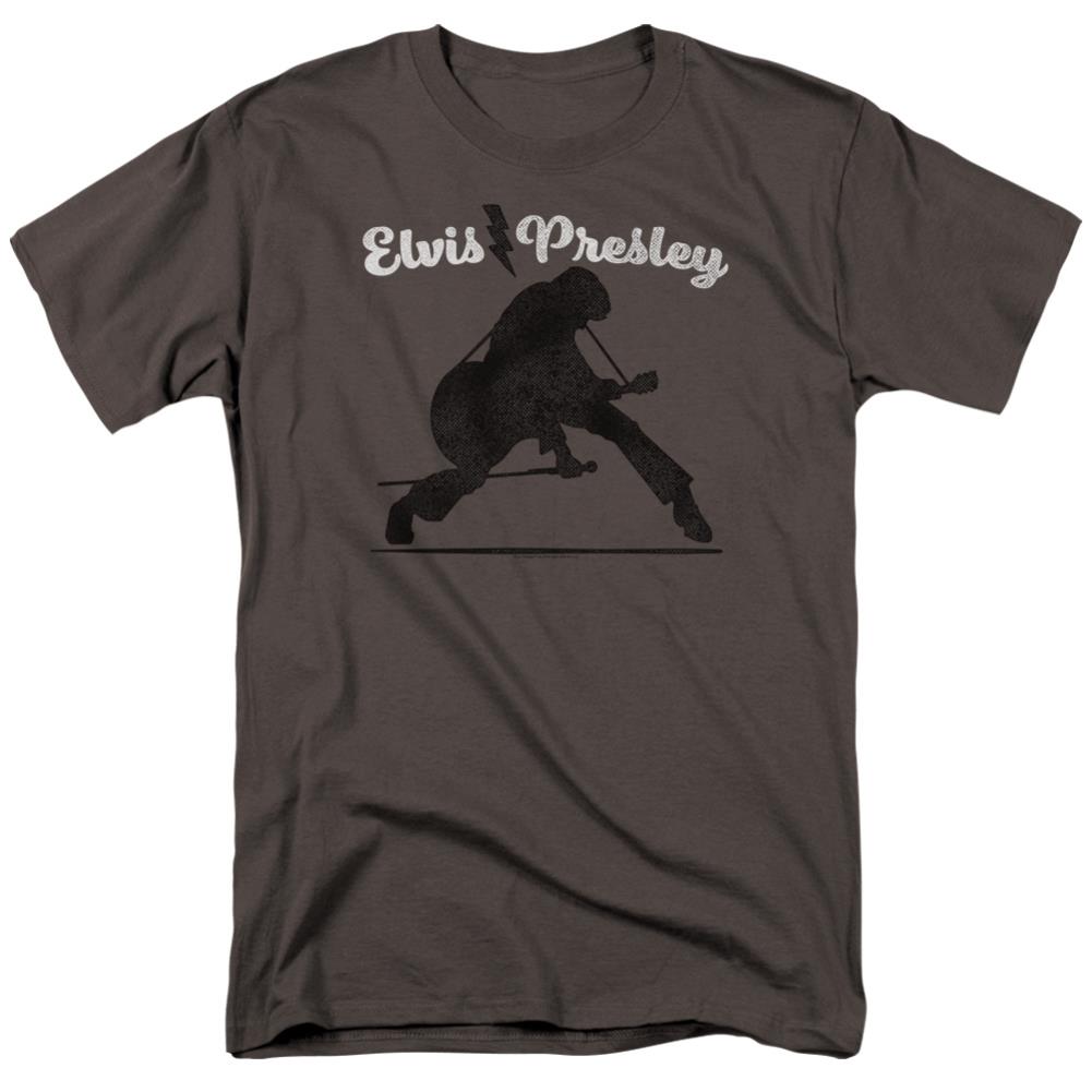 Elvis Presley Overprint Men's 18/1 Cotton Short-Sleeve T-Shirt