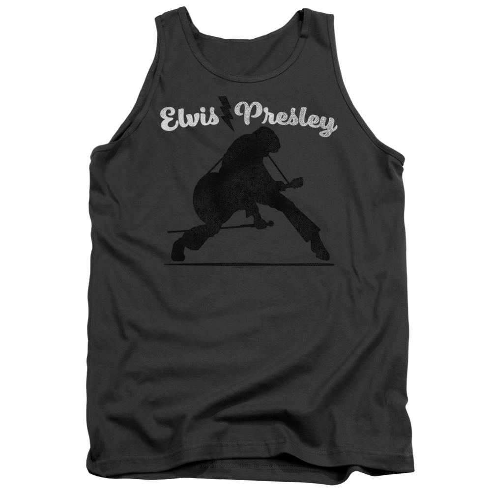 Elvis Presley Overprint Men's 18/1 Cotton Tank Top