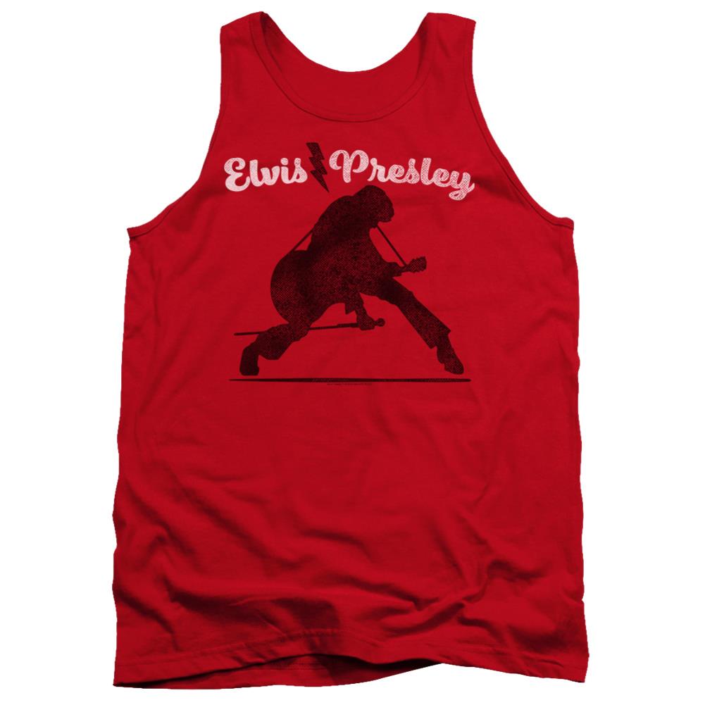 Elvis Presley Overprint Men's 18/1 Cotton Tank Top