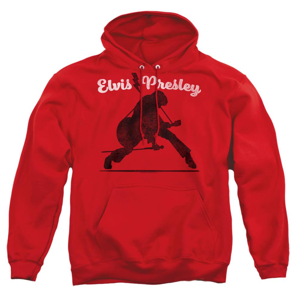 Elvis Presley Overprint Men's Pull-Over 75 25 Poly Hoodie