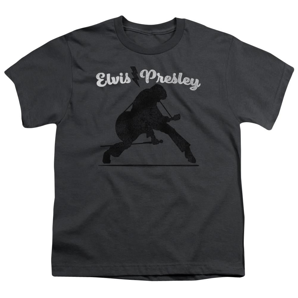 Elvis Presley Overprint Youth 18/1 100% Cotton Short-Sleeve T-Shirt