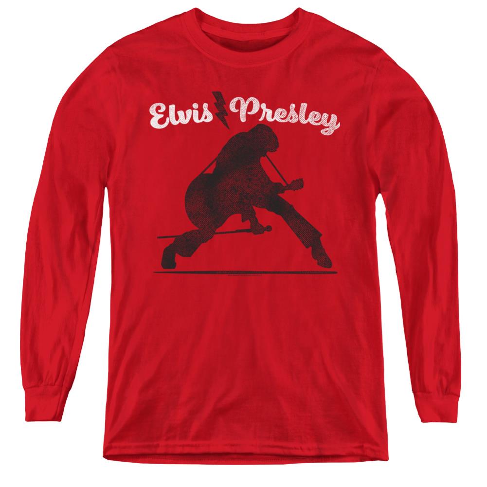 Elvis Presley Overprint Youth Long-Sleeve T-Shirt