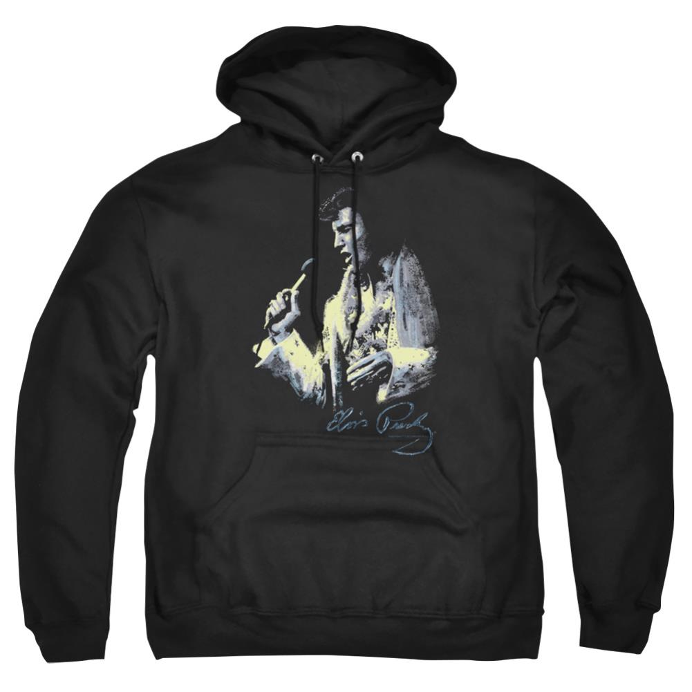 Elvis Presley Painted King Men's Pull-Over 75 25 Poly Hoodie