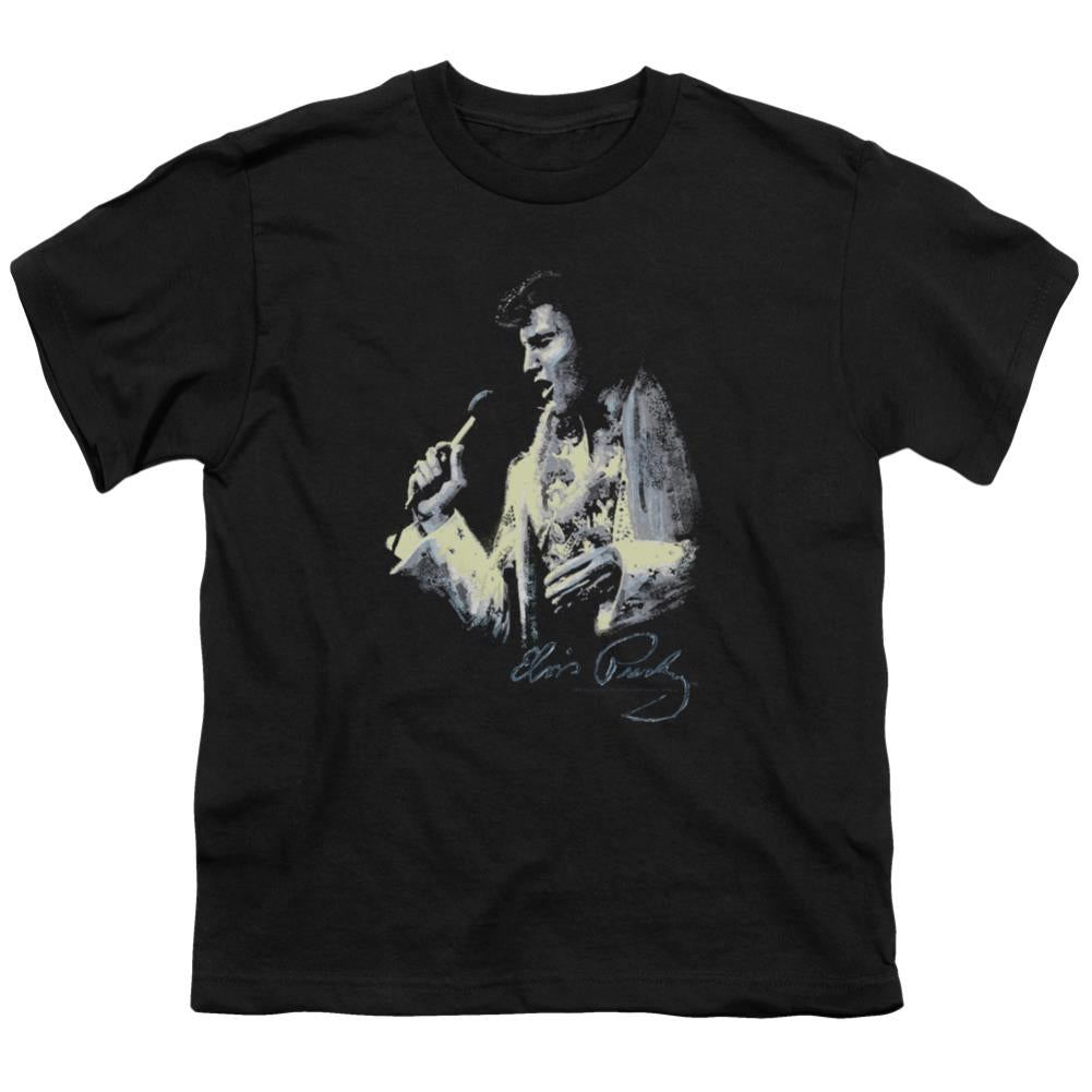 Elvis Presley Painted King Youth 18/1 100% Cotton Short-Sleeve T-Shirt