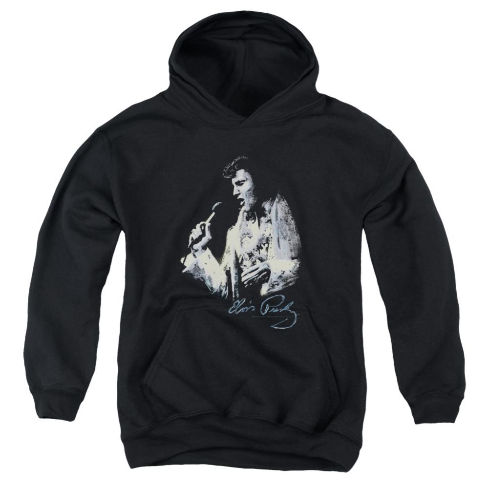 Elvis Presley Painted King Youth Cotton Poly Pull-Over Hoodie