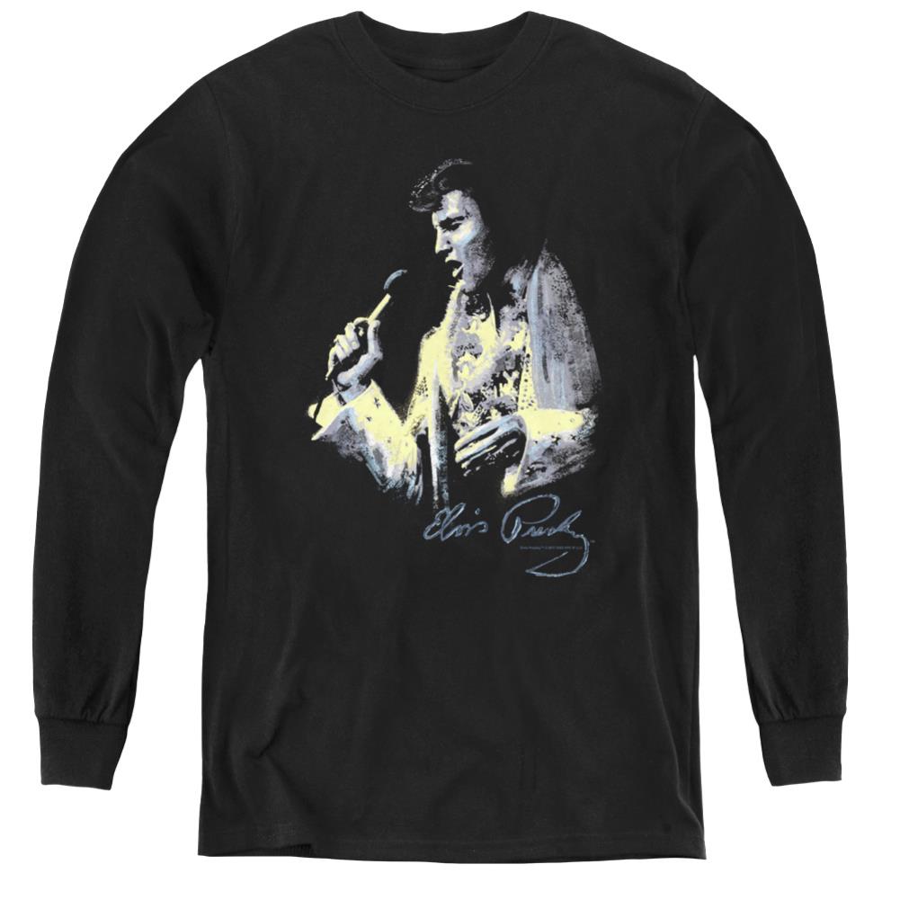 Elvis Presley Painted King Youth Long-Sleeve T-Shirt