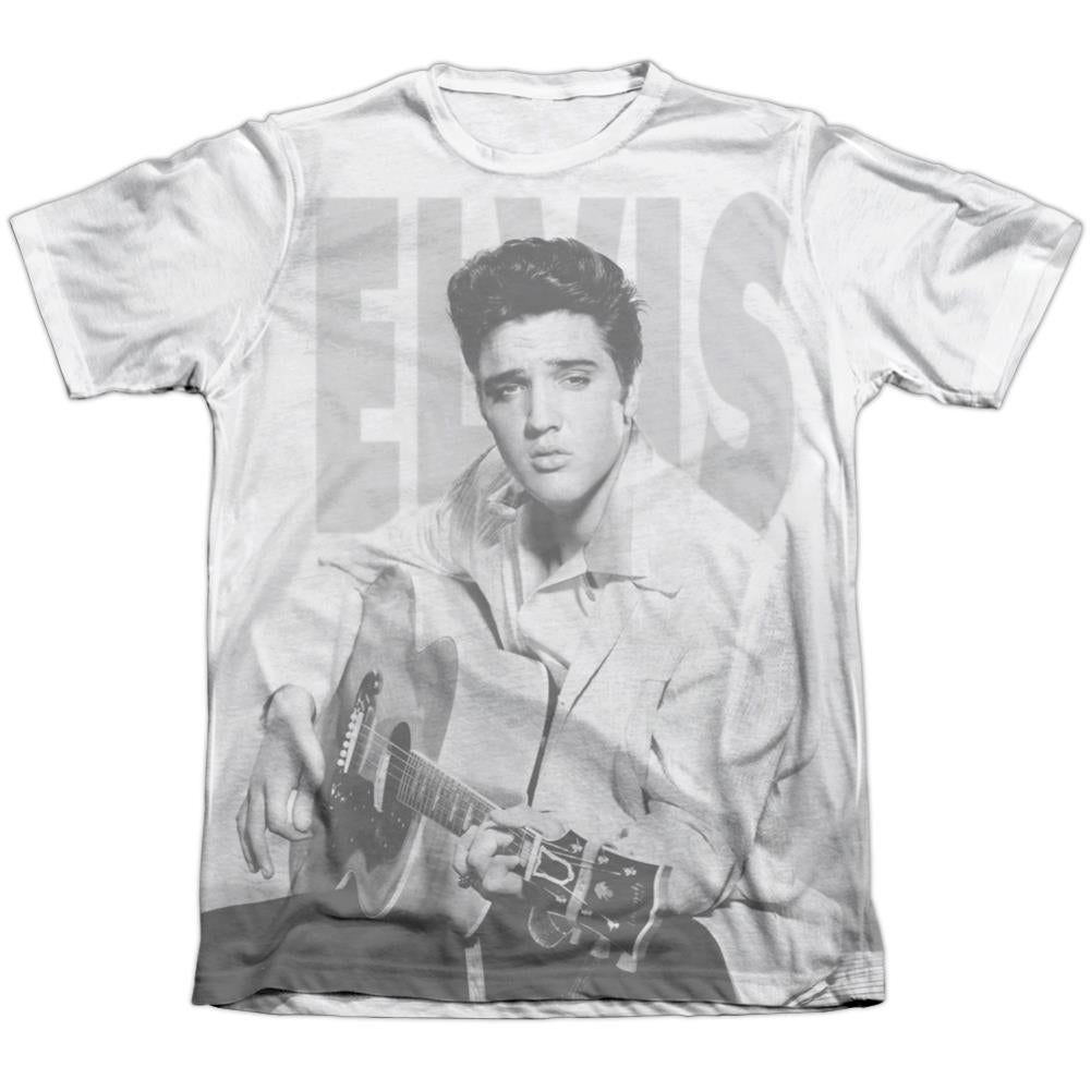 Elvis Presley Play Me A Song Men's Regular Fit Poly Cotton Short-Sleeve T-Shirt
