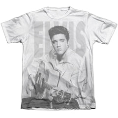 Elvis Presley Play Me A Song Men's Regular Fit Poly Cotton Short-Sleeve T-Shirt