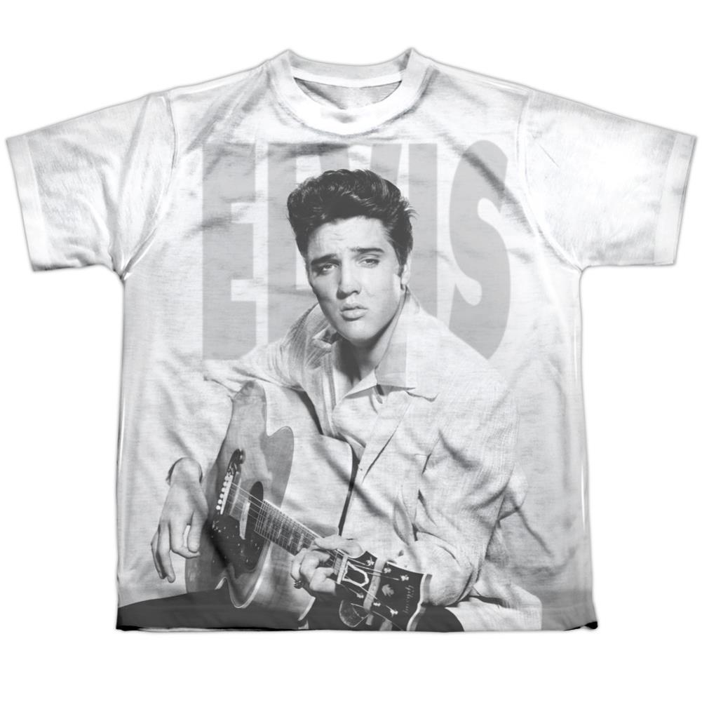 Elvis Presley Play Me A Song Youth Regular Fit Poly Short-Sleeve T-Shirt