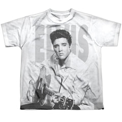 Elvis Presley Play Me A Song Youth Regular Fit Poly Short-Sleeve T-Shirt