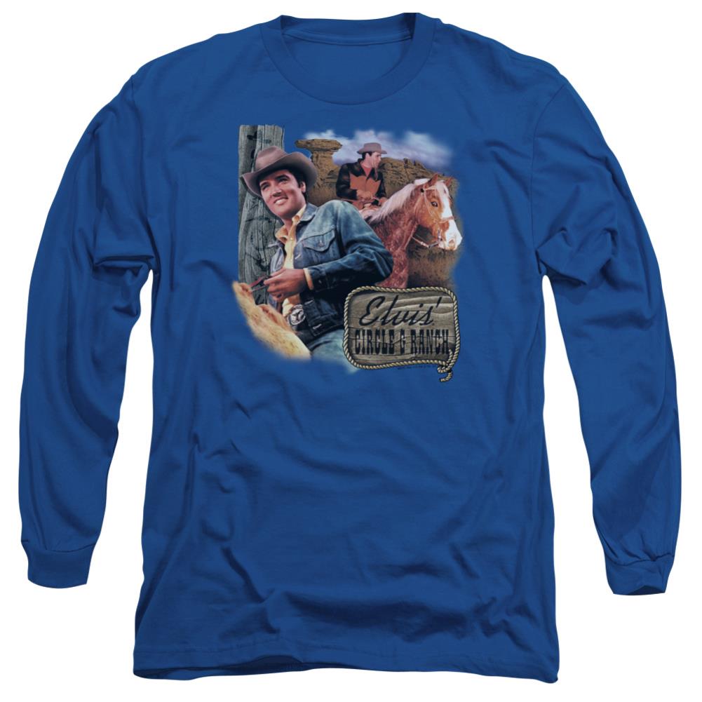 Elvis Presley Ranch Men's 18/1 Cotton Long-Sleeve T-Shirt