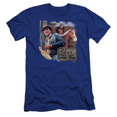 Elvis Presley Ranch Men's Ultra-Soft 30/1 Cotton Slim Short-Sleeve T-Shirt