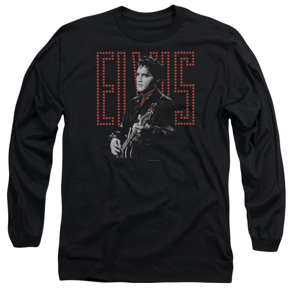Elvis Presley Red Guitarman Men's 18/1 Cotton Long-Sleeve T-Shirt