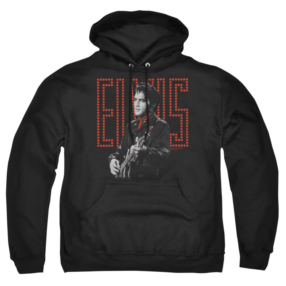 Elvis Presley Red Guitarman Men's Pull-Over 75 25 Poly Hoodie