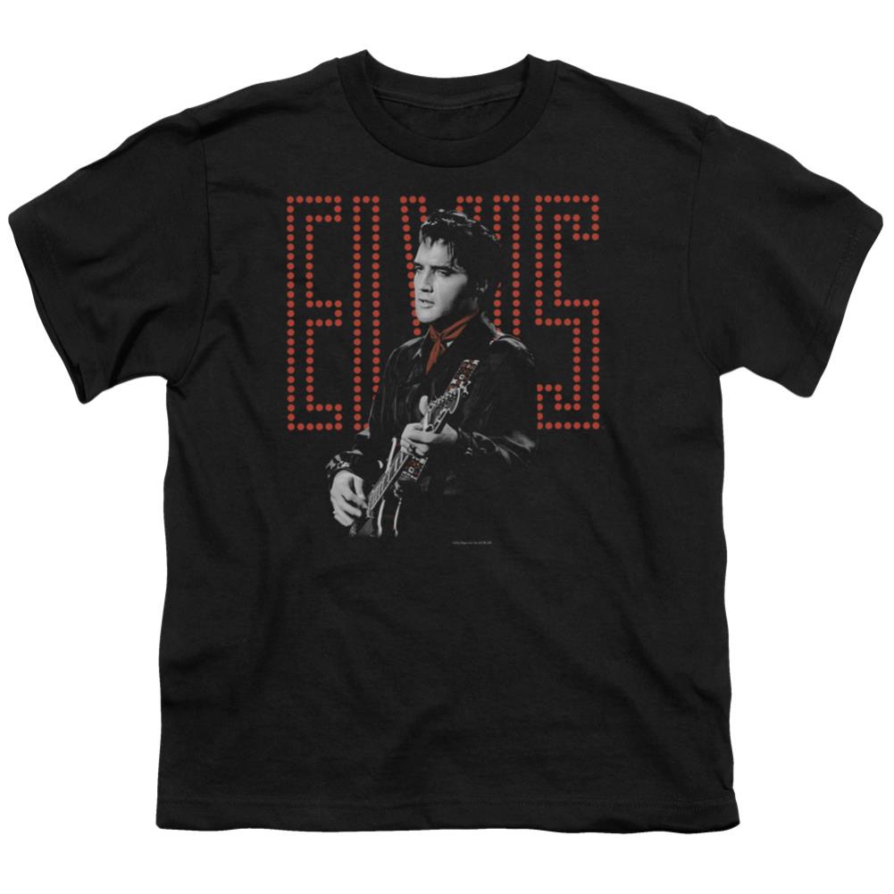 Elvis Presley Red Guitarman Youth 18/1 100% Cotton Short-Sleeve T-Shirt