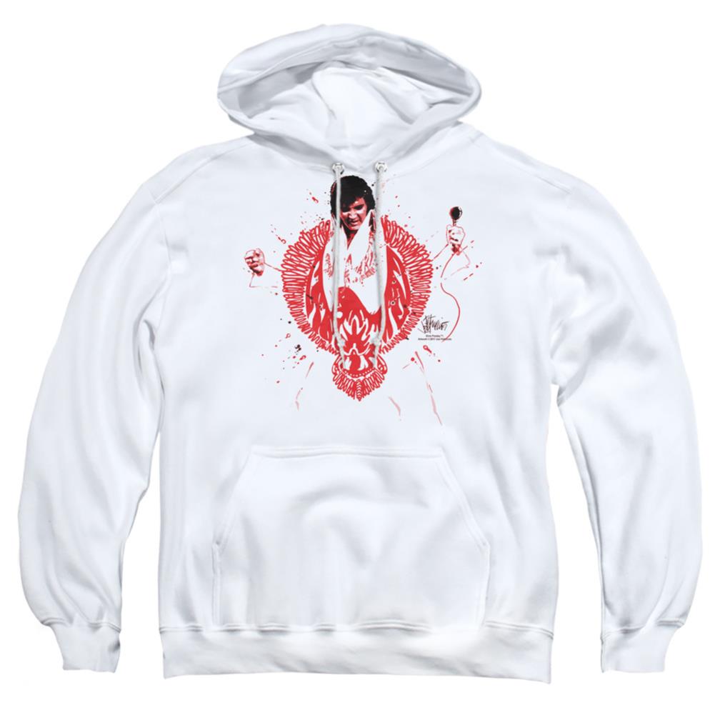 Elvis Presley Red Pheonix Men's Pull-Over 75 25 Poly Hoodie