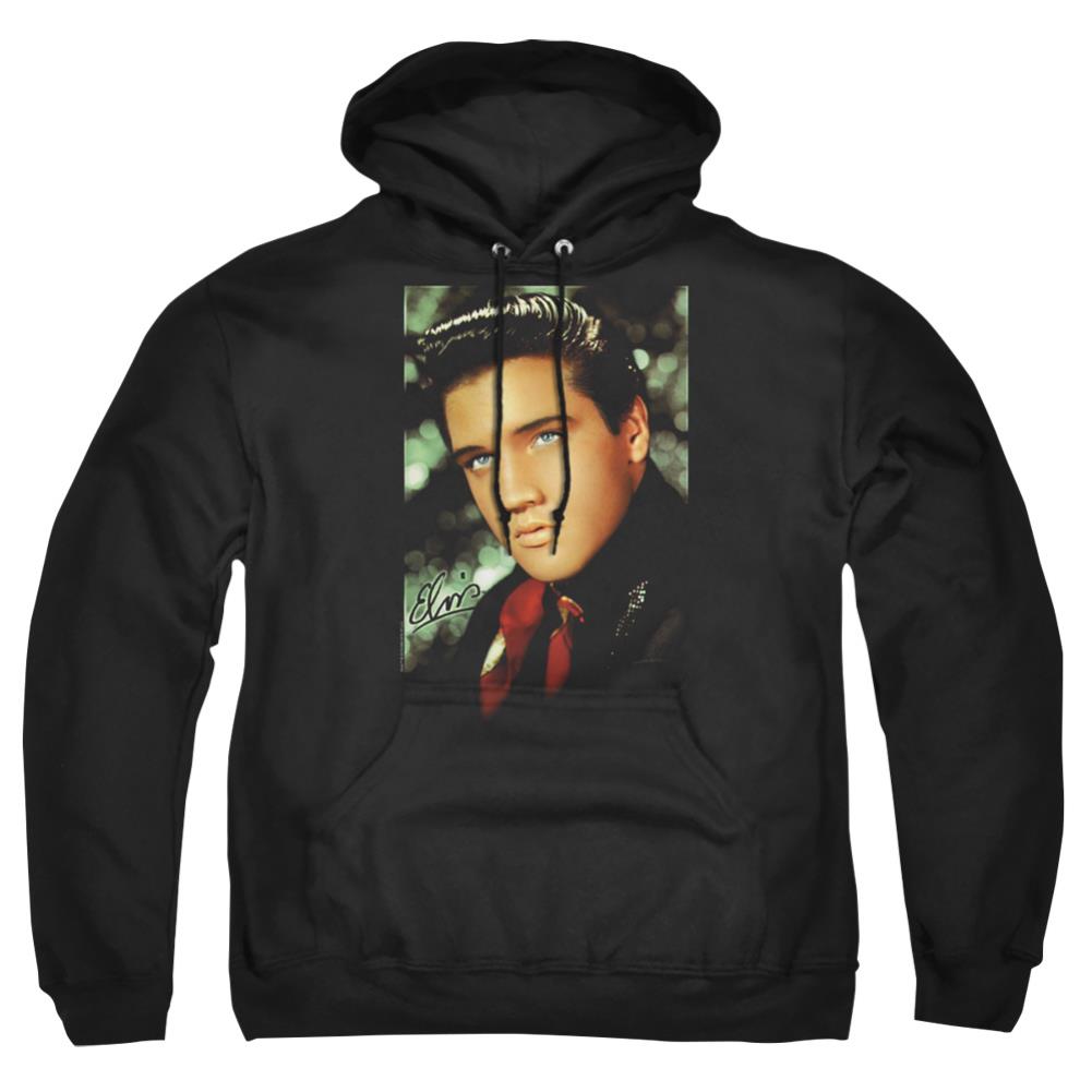 Elvis Presley Red Scarf Men's Pull-Over 75 25 Poly Hoodie