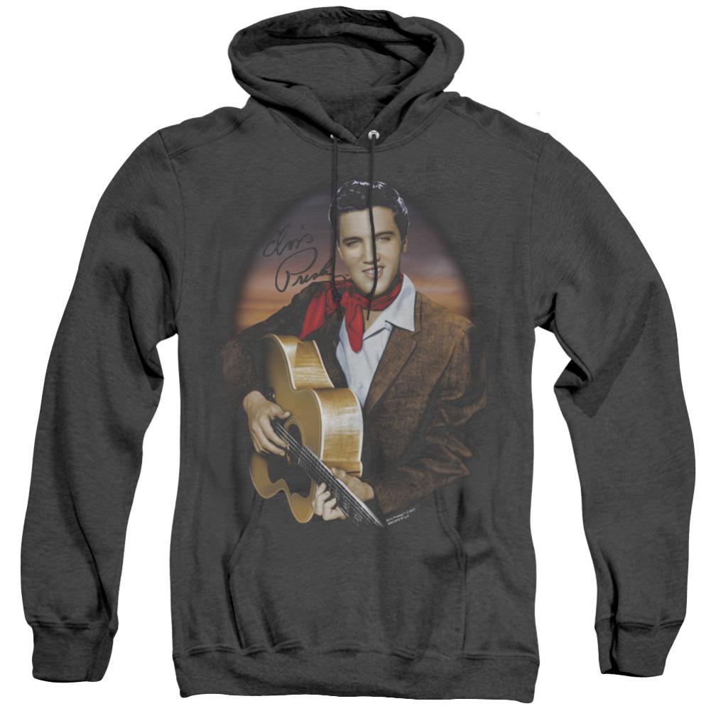 Elvis Presley Red Scarf #2 Men's Pull-Over Hoodie