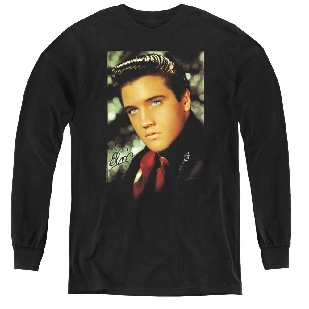 Elvis Presley Red Scarf Youth Long-Sleeve T-Shirt