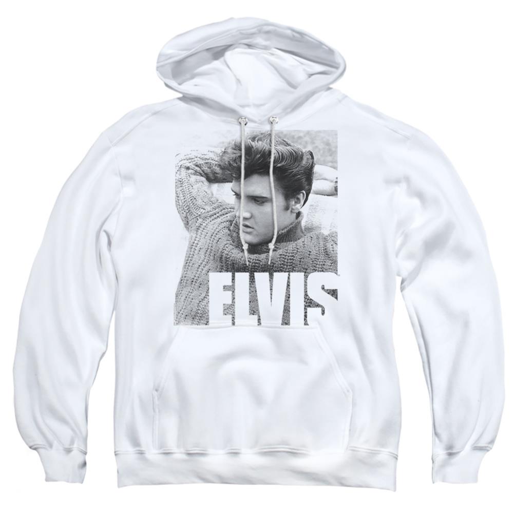 Elvis Presley Relaxing Men's Pull-Over 75 25 Poly Hoodie