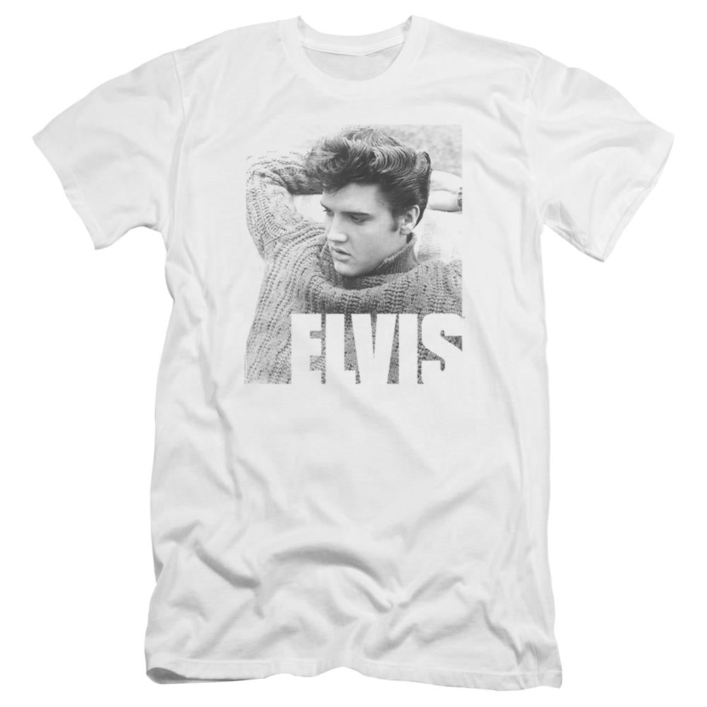 Elvis Presley Relaxing Men's Ultra-Soft 30/1 Cotton Slim Short-Sleeve T-Shirt