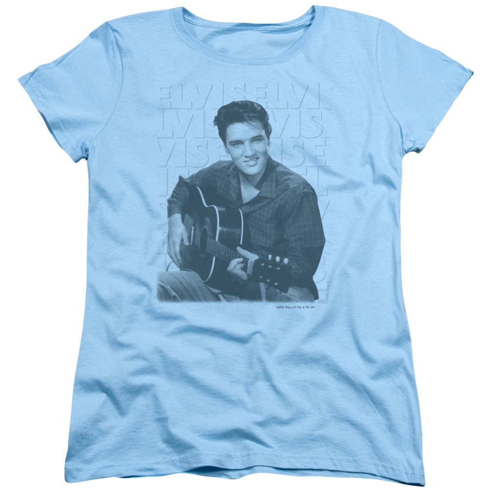 Elvis Presley Repeat Women's 18/1 Cotton Short-Sleeve T-Shirt