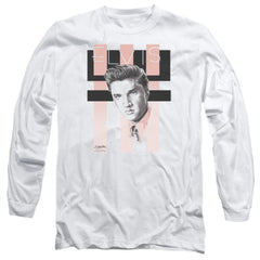 Elvis Presley Retro Men's 18/1 Cotton Long-Sleeve T-Shirt