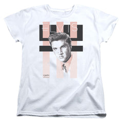 Elvis Presley Retro Women's 18/1 Cotton Short-Sleeve T-Shirt