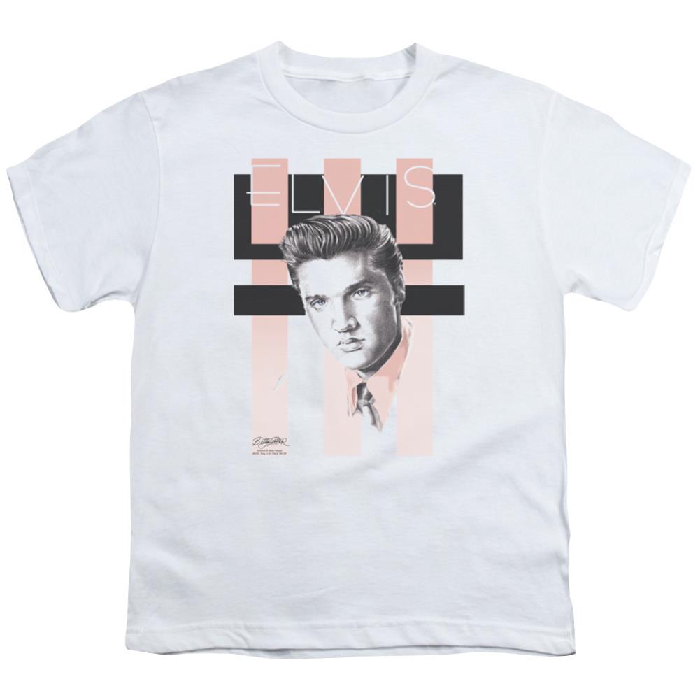Elvis Presley Retro Youth 18/1 100% Cotton Short-Sleeve T-Shirt
