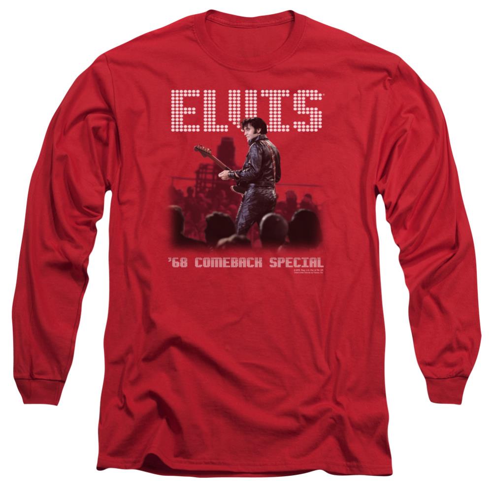 Elvis Presley Return Of The King Men's 18/1 Cotton Long-Sleeve T-Shirt