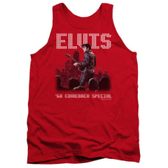 Elvis Presley Return Of The King Men's 18/1 Cotton Tank Top