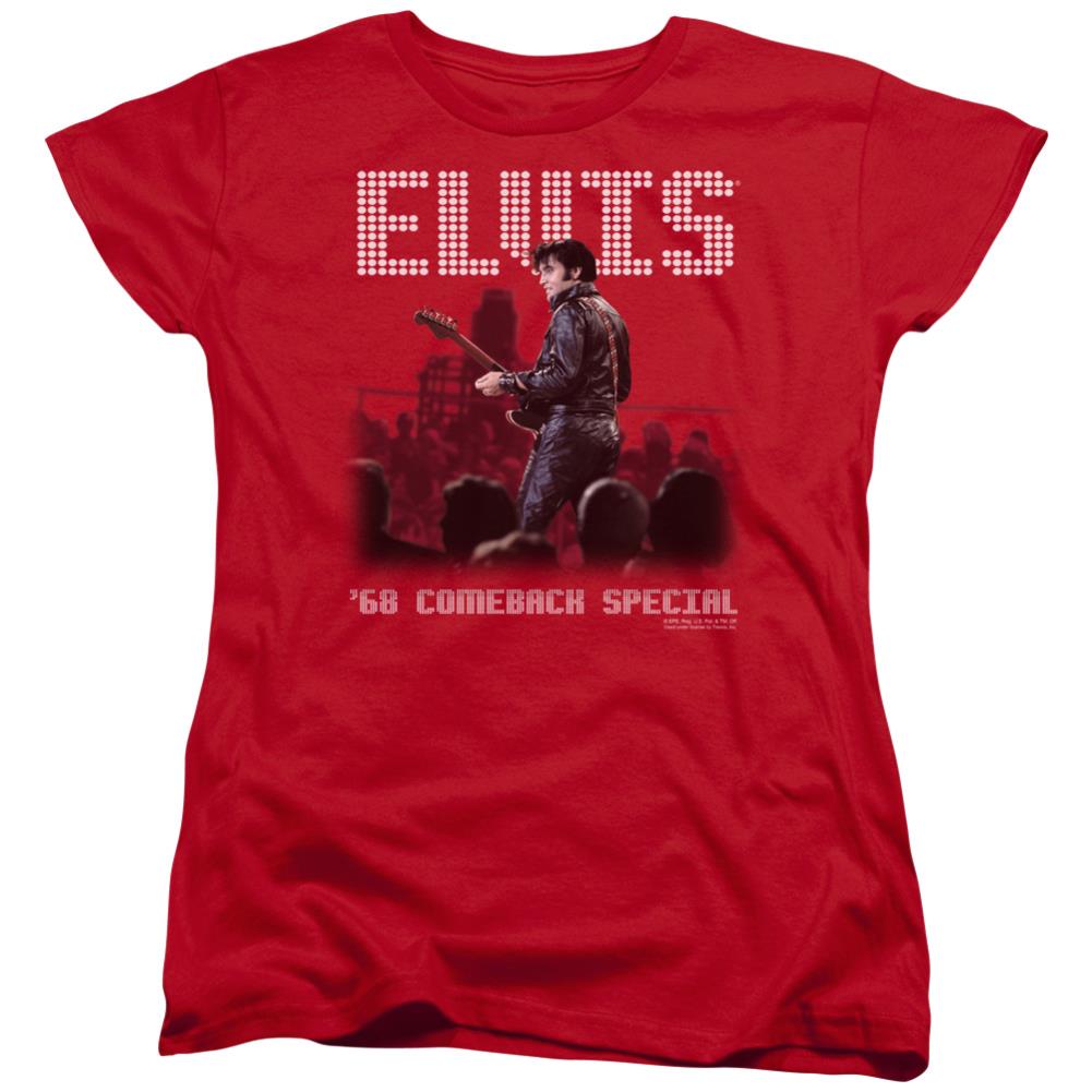 Elvis Presley Return Of The King Women's 18/1 Cotton Short-Sleeve T-Shirt