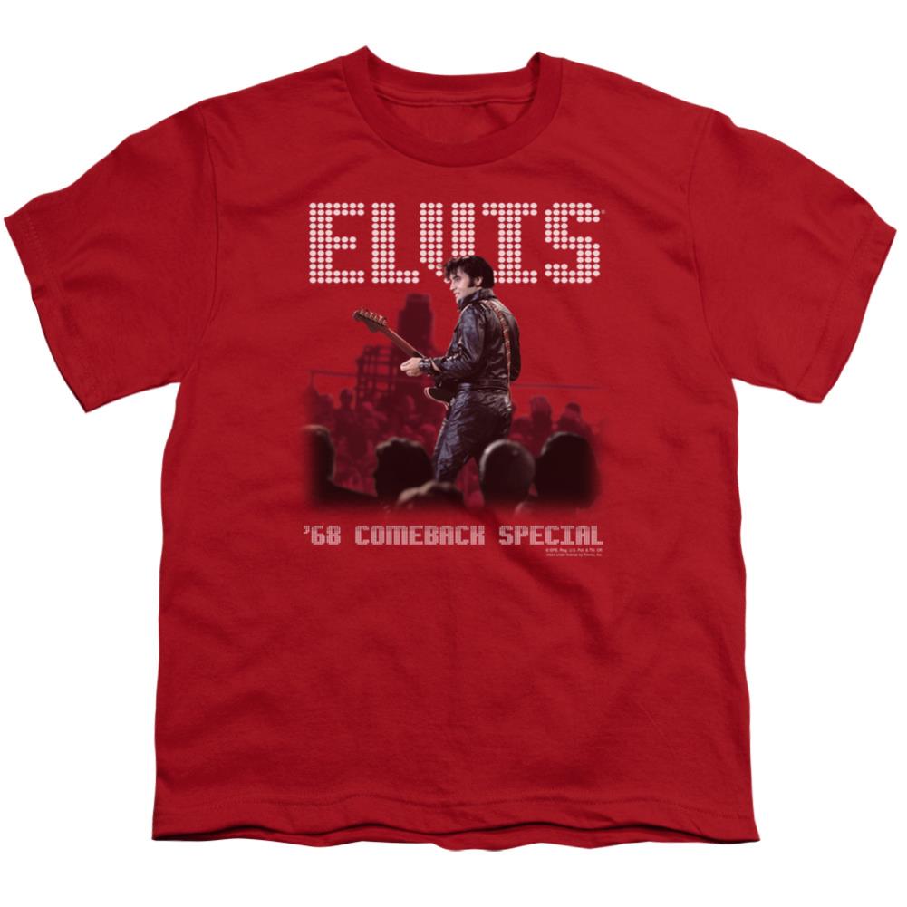 Elvis Presley Return Of The King Youth 18/1 100% Cotton Short-Sleeve T-Shirt