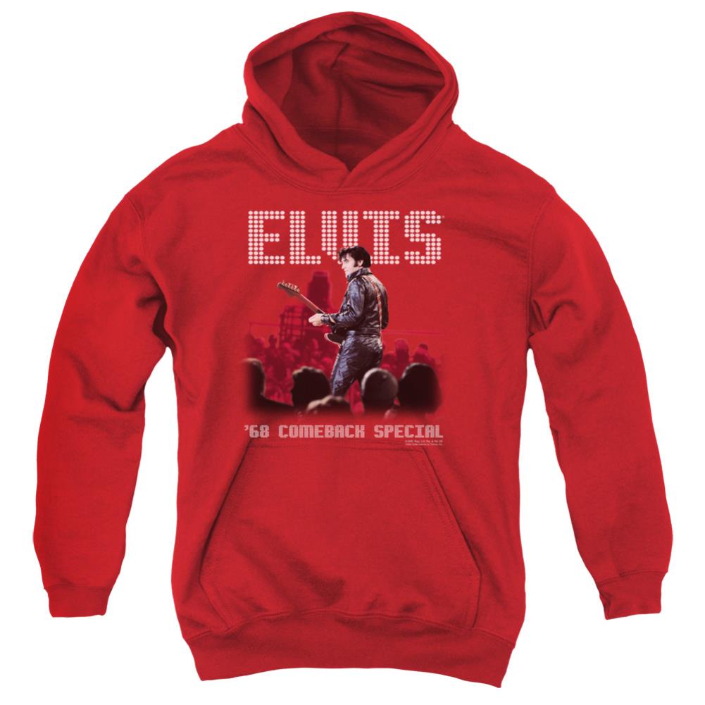 Elvis Presley Return Of The King Youth Cotton Poly Pull-Over Hoodie