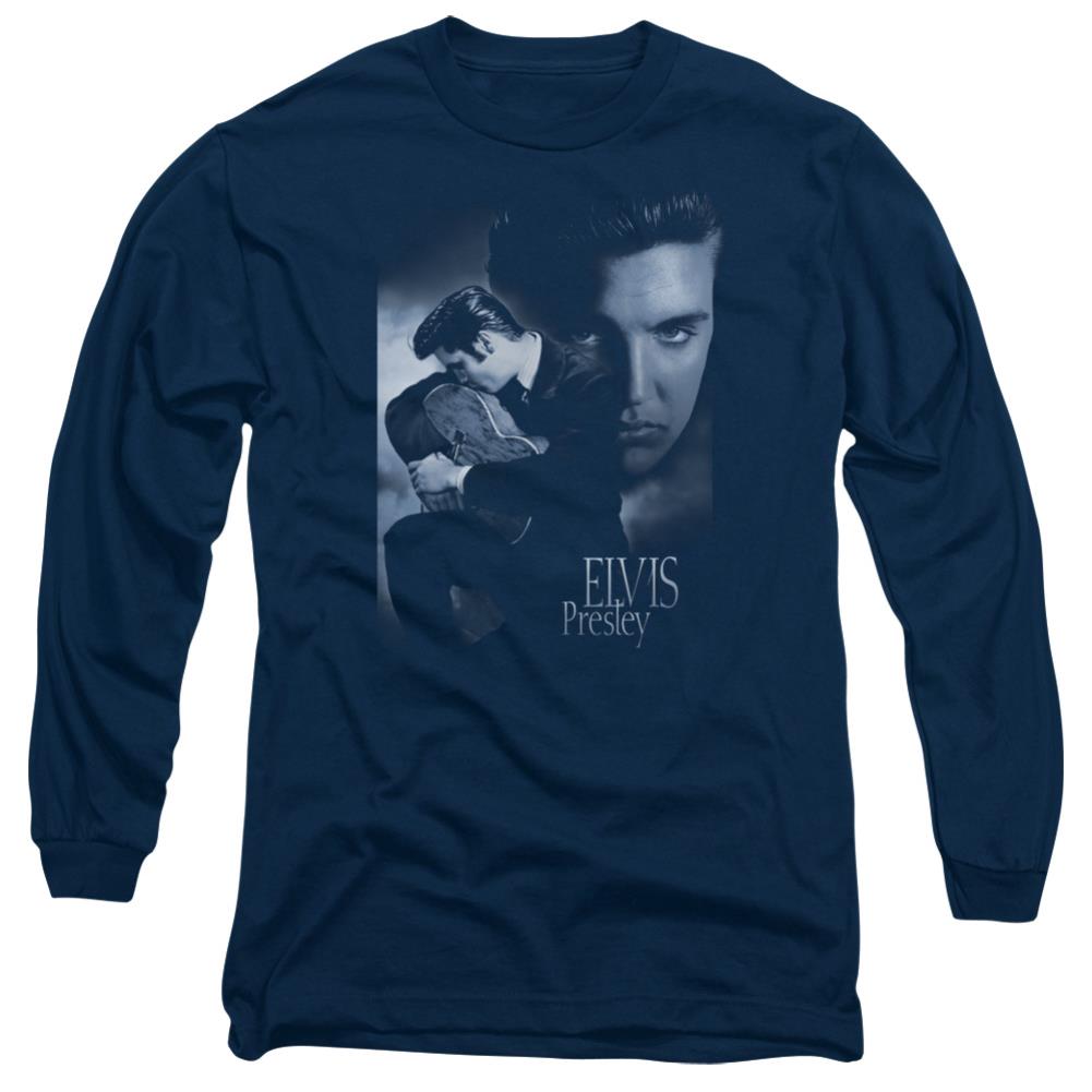 Elvis Presley Reverent Men's 18/1 Cotton Long-Sleeve T-Shirt