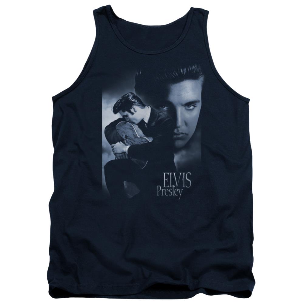 Elvis Presley Reverent Men's 18/1 Cotton Tank Top