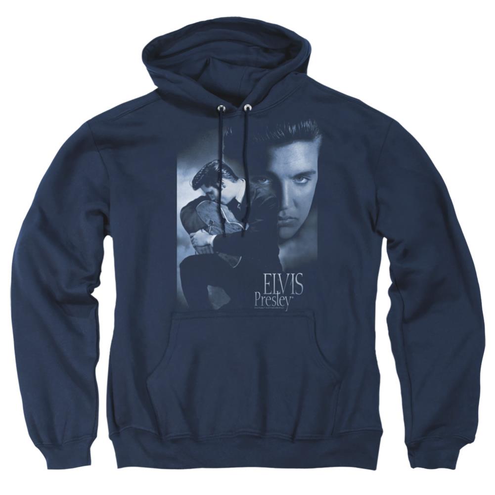 Elvis Presley Reverent Men's Pull-Over 75 25 Poly Hoodie